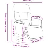  Masažni naslonjač s osloncem za noge crni baršunasti | shoptok.hr