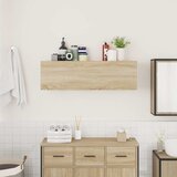  Kupaonski zidni ormarić sonoma hrast 100x25x30 cm izrađeno drvo | shoptok.hr