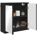  Kupaonski ormar s ogledalom s policom Crna 60 x 20 x 60 cm | Eponuda.ba