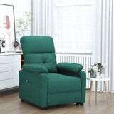 Maison Chic Električni naslanjač - Relax naslanjač temno zeleno blago, (22062274) | Shoptok.si