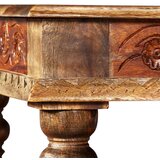  Klubska mizica trden mangov les in palisander 110x60x38 cm | Shoptok.si