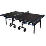  Miza za namizni tenis za zunanjo in notranjo uporabo 274 cm x 152 cm x 81 cm - črna | Shoptok.si