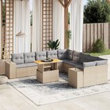  11-dijelni set vrtnih sofa od poliratana s jastucima bež | shoptok.hr