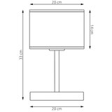  stona lampa karbon 1xE27/15W/230V crna/braon | Eponuda.com
