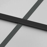 vidaXL Drsna vrata z opremo 90x205 cm ESG steklo in aluminij | Shoptok.si