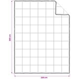  Set deka 3 kom. 260 x 220 cm Sve sezone Bambus Bijela | shoptok.hr
