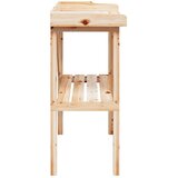  Stol za biljke s policom 78 x 38 x 82,5 cm od masivne jelovine | shoptok.hr