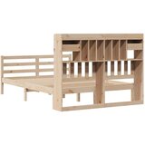 vidaXL Knjižna postelja brez vzmetnice 160x200 cm trdna borovina | Shoptok.si