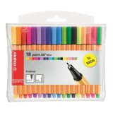 Stabilo point 88 Mini tanki flomaster Fine Višebojno 18 kom | shoptok.hr
