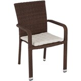 Ambia Garden STOL aluminij rjava, bež | Shoptok.si