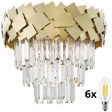  Brilagi - LED kristalni plafonski luster MIRAGE 6xE14/40W/230V | Eponuda.com
