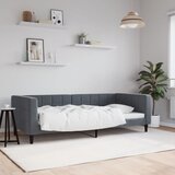  Dnevni krevet tamnosivi 90 x 200 cm baršunasti | shoptok.hr