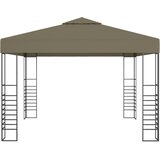  Vrtni šator 3 x 3 m smeđe-sivi 180 g/m² | shoptok.hr
