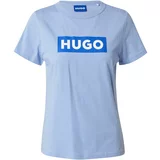 Hugo Majica 'Classic' plava / golublje plava / bijela