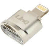 LINQ Bralnik kartic Micro-SD / TF na Apple Lightning, hitrost prenosa 480 Mbps, - srebrna, (21262221) | Shoptok.si