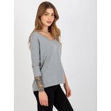 ex moda Blouse-EM-BZ-ES-21-609.10X-grey | Shoptok.si