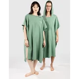 Waffle Surf poncho sea green