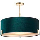  Endon 95839 - Luster na šipci HAYFIELD 3xE27/40W/230V mesing/zeleno | Eponuda.com