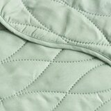 Catherine Lansfield Zeleno pre&amp;scaron;ito pregrinjalo 240x260 cm Scallop Waves &amp;ndash; Slike