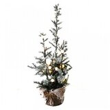  Novogodišnje drvo sa ugrađenim lampicama deco wood 65 cm | ePonuda.com