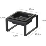 YAMAZAKI Set posuda i kutija za granule za kućne ljubimce Tower – | shoptok.hr