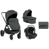 Kikka Boo kolica tiffany 3in1 premium set sa auto sedištem i-trail i-size i tvrdom korpom dark grey | ePonuda.com