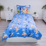 Jerry Fabrics Enojna bombažna otroška posteljnina 140x200 cm Bluey – | Shoptok.si