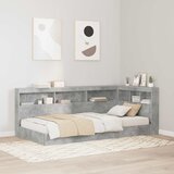  Skladišno uzglavlje Betonski sivi 100 cm Konstruirano drvo | Shoptok.si