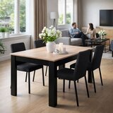  Pravokutni stol za kuhinju i blagovaonicu za 4 osobe, 120x80 cm, hrast Sonoma, ModernHome | shoptok.hr