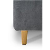 Scandic Sivi tapecirani bračni krevet s prostorom za odlaganje s podnicom 140x190 cm Bee – | shoptok.hr