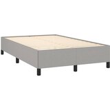  s oprugama i madracem svjetlosivi 120x190 cm od tkanine | shoptok.hr