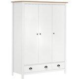  Trokrilni ormar Hill bijeli 127 x 50 x 170 cm masivna borovina | Eponuda.com