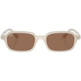 Ray-ban Unisex sunčane naočale Ray Ban RB 4455 SN Zuri Bio-Based L White (bijele) | shoptok.hr