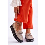 Kesi Women's slip-on leather sneakers Glitter Gold Raven | shoptok.hr