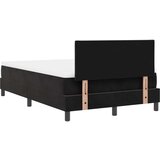 vidaXL Box Spring Postelja z Blazino Črna 120x200 cm Žamet | Shoptok.si