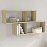  Zidna polica boja hrasta sonome 100 x 20 x 53 cm drvena | shoptok.hr