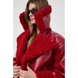 Karl Lagerfeld Jakna ženska, rdeča barva