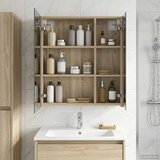  Kupaonski ormar s ogledalom Sonoma hrast 60 x 14,5 x 70 cm | shoptok.hr