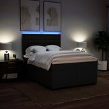  Krevet s oprugama i madracem crni 140 x 190 cm od tkanine | shoptok.hr