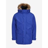 Jack & Jones Blue Men's Winter Parka Champ - Men Cene