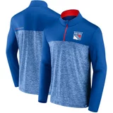 Fanatics Men's Mens Iconic Defender 1/4 Zip New York Rangers Sweatshirt