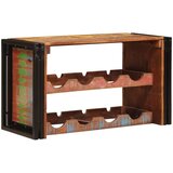  Stalak za vino Smeđa 100 x 45 x 33 cm Čvrsto reciklirano drvo | shoptok.hr