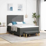  s opruga kutije Tamno siva 200 x 140 cm tkanina | shoptok.hr