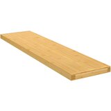 vidaXL Stenska polica 80x20x2,5 cm bambus Cene
