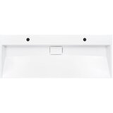  Umivaonik od lijevanih minerala/mramora 120 x 46 x 11 cm bijeli | shoptok.hr