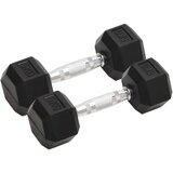  Jednoručni utezi 2 kom 10 kg od lijevanog željeza | shoptok.hr