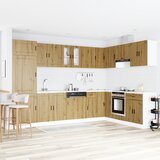 vidaXL Podni ormarić s umivaonikom "Porto" od umjetnog drva 80x46x84,5 cm | shoptok.hr