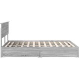  s od storage Siva Sonoma 140 x 200 cm Konstruirano drvo | shoptok.hr