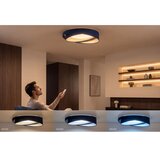  LED prigušiva stropna svetiljka SM. GALAXY M. LED/24W/230V, prečnik 55 cm, plava/srebrna + daljinski upravljač | Eponuda.com