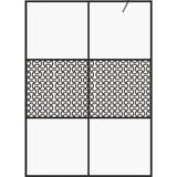 Pregrada za tuš s prozornim ESG steklom 140x195 cm črna, (20823459) | Shoptok.si